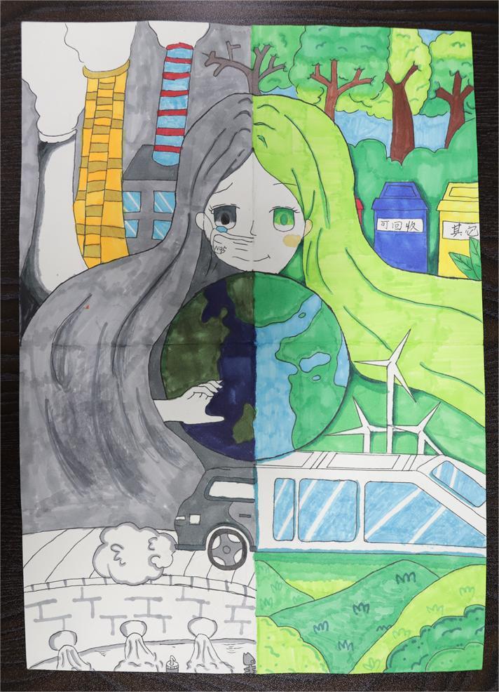 《保護氣候，人人有責(zé)》林鈴涵 11歲