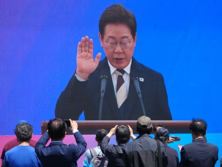 李在明就職百日：韓國股市大漲20%，支持率史上第三